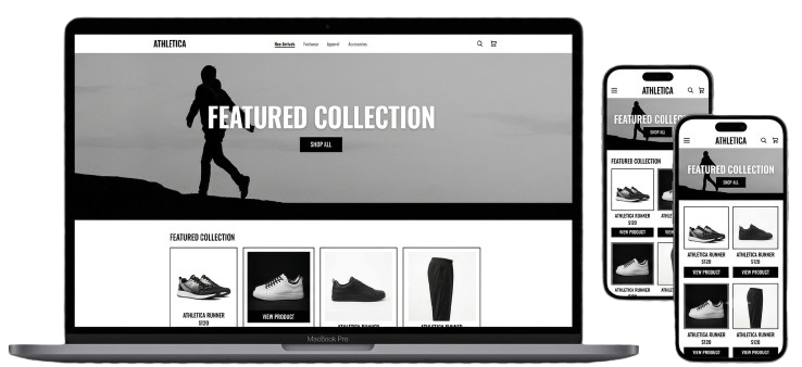 SportsStore online retail prototype interface